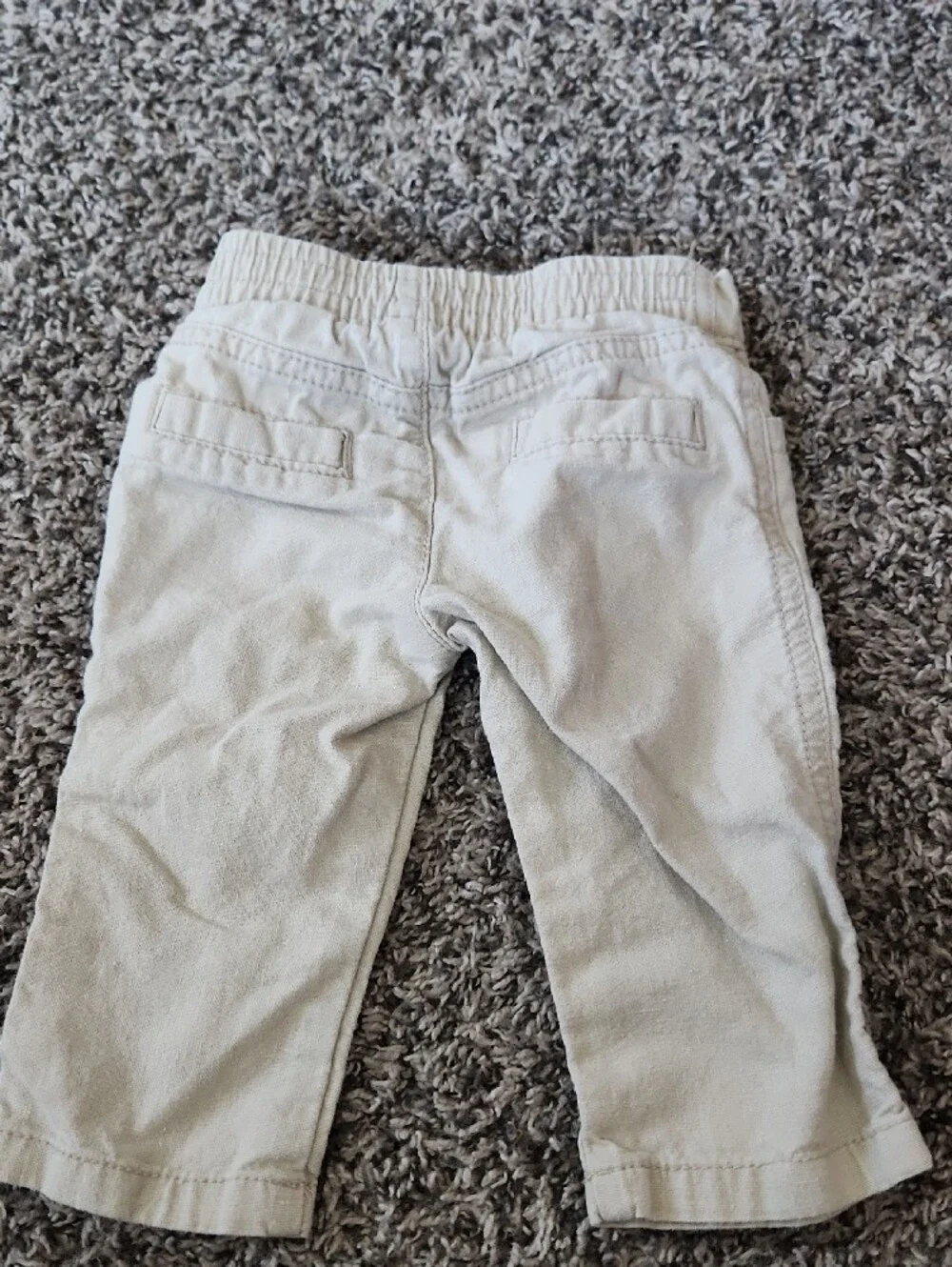 Old Navy Cream/Tan Kids Cotton Twill Pants